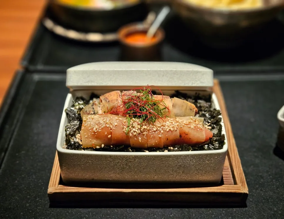 明太子盖饭上桌