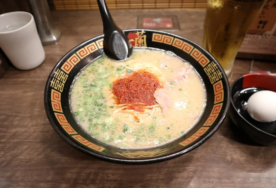 一蘭拉麵博多店豚骨拉麵