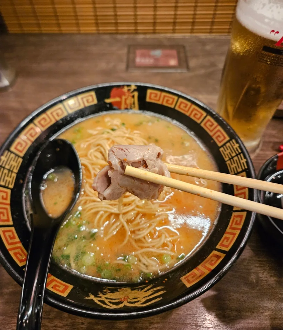 一蘭拉麵叉燒口感