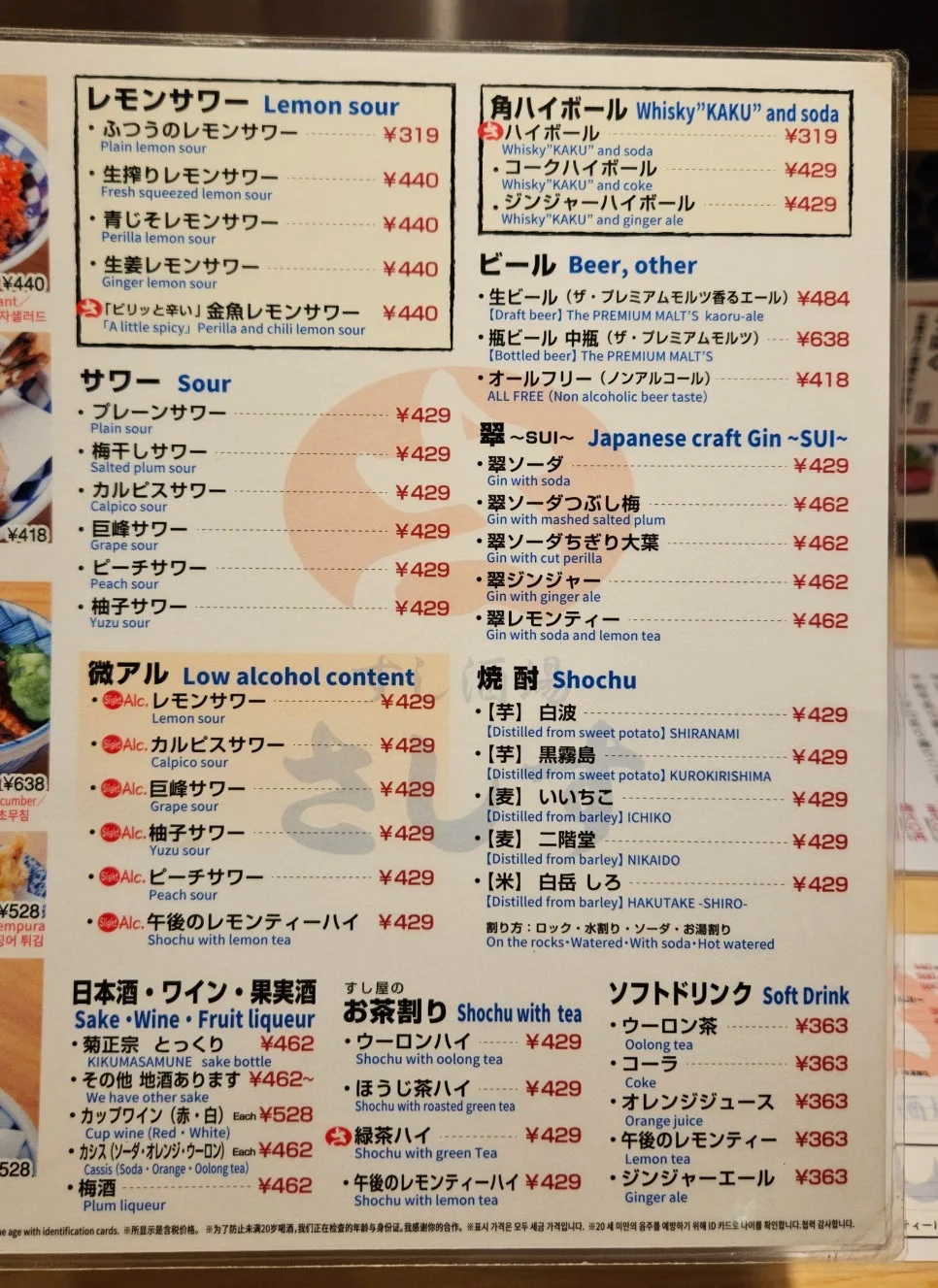 餐點菜單