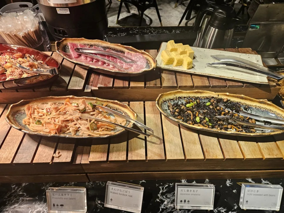 Japanese breakfast items