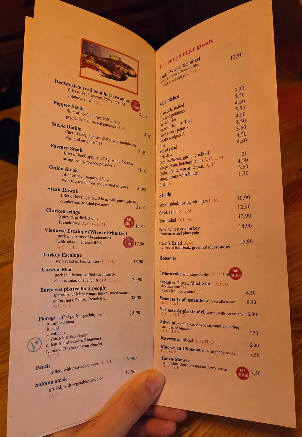 Ribs of Vienna 其他料理菜單