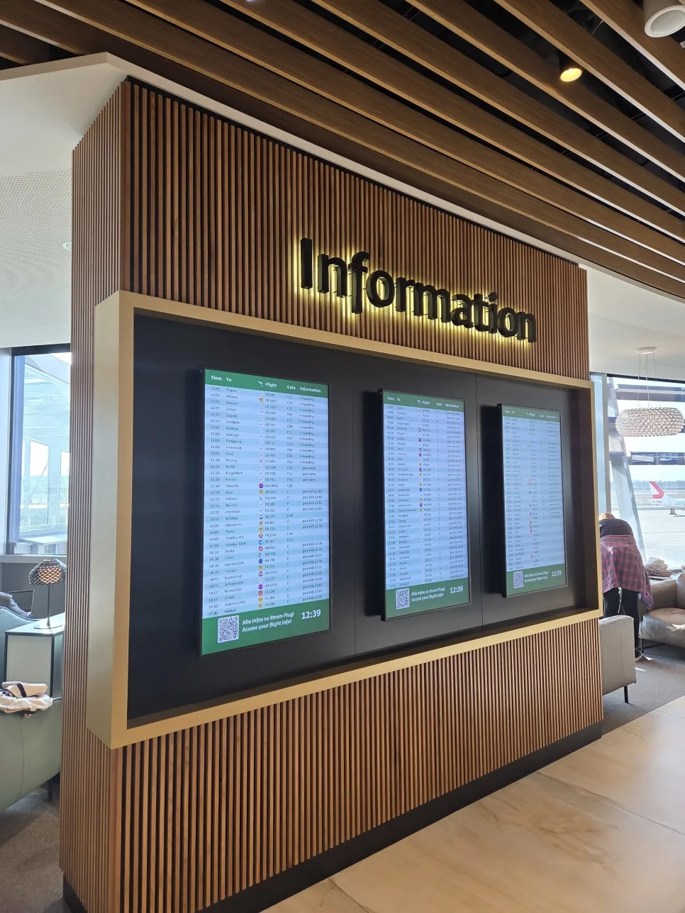 航班資訊螢幕