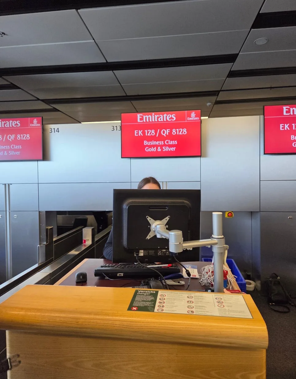 維也納機場出發大廳