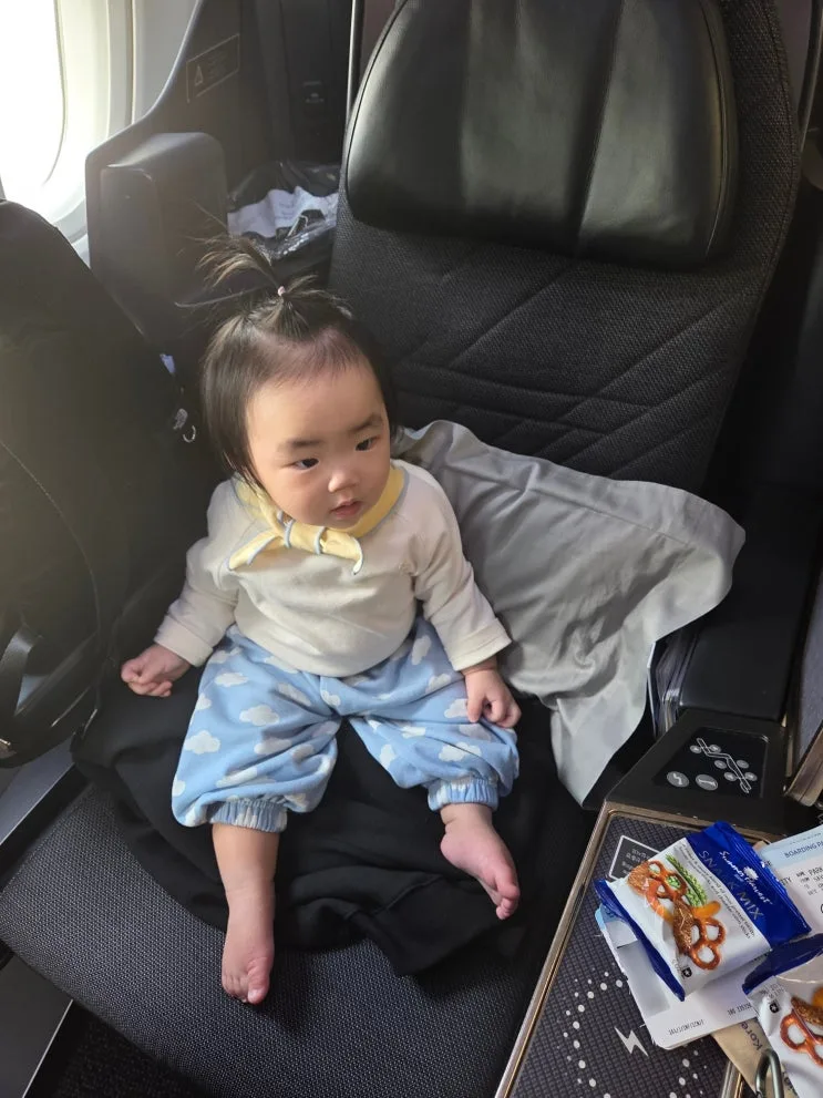 Korean Air KE2147 Prestige Class Review: Incheon to Okinawa with a 9-Month-Old Baby