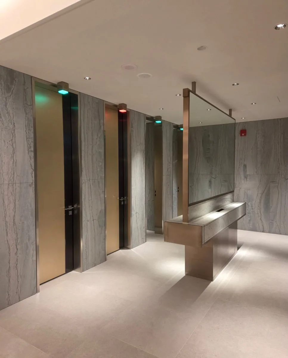 clean restroom