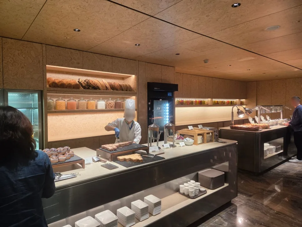 dessert and bread corner