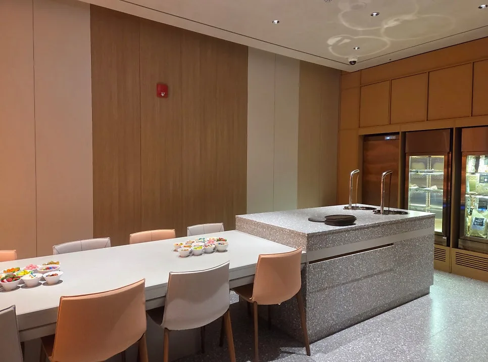 Atelier cooking class area