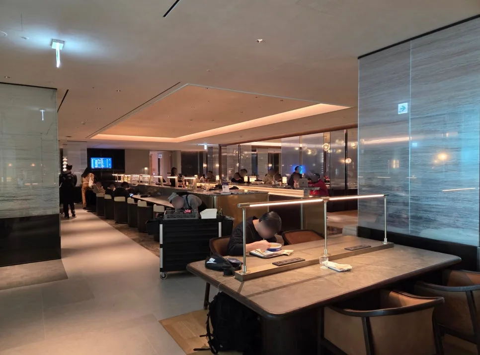 spacious lounge interior