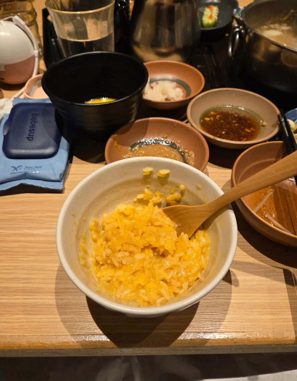 溫野菜雞蛋拌飯
