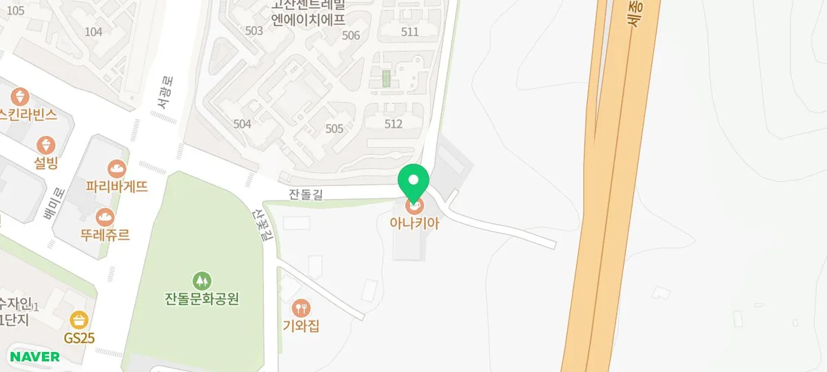 아나키아 지도